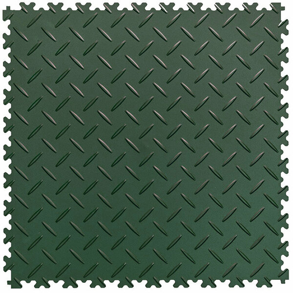 PVC traanplaatkliktegel groen