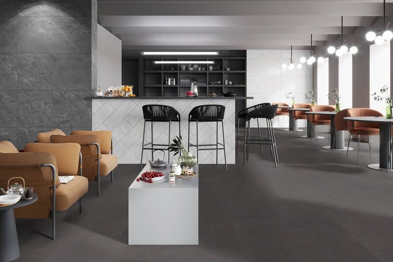 PVC klikvloer Mercury 0.55 Betonlook grijs
