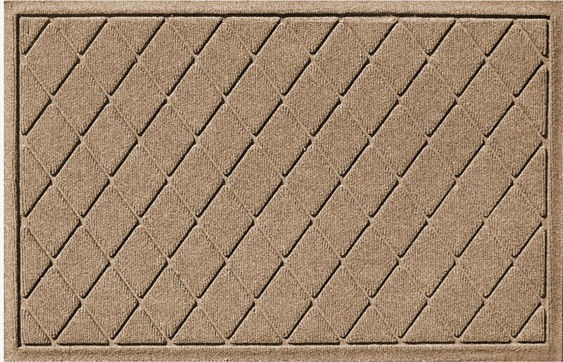 Deurmat WaterHog Argyle Camel 60x90 cm