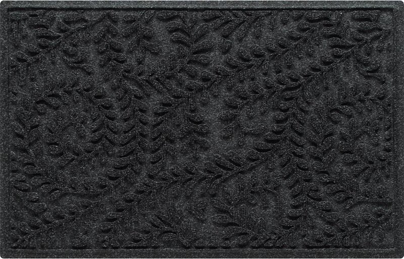 Deurmat WaterHog Boxwood Charcoal 60x90 cm