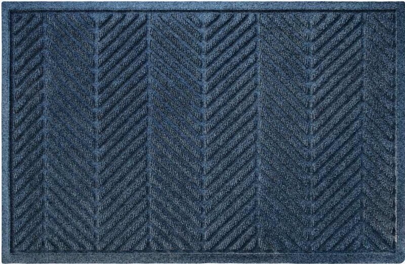 Deurmat WaterHog Herringbone Navy Blue 90x150 cm