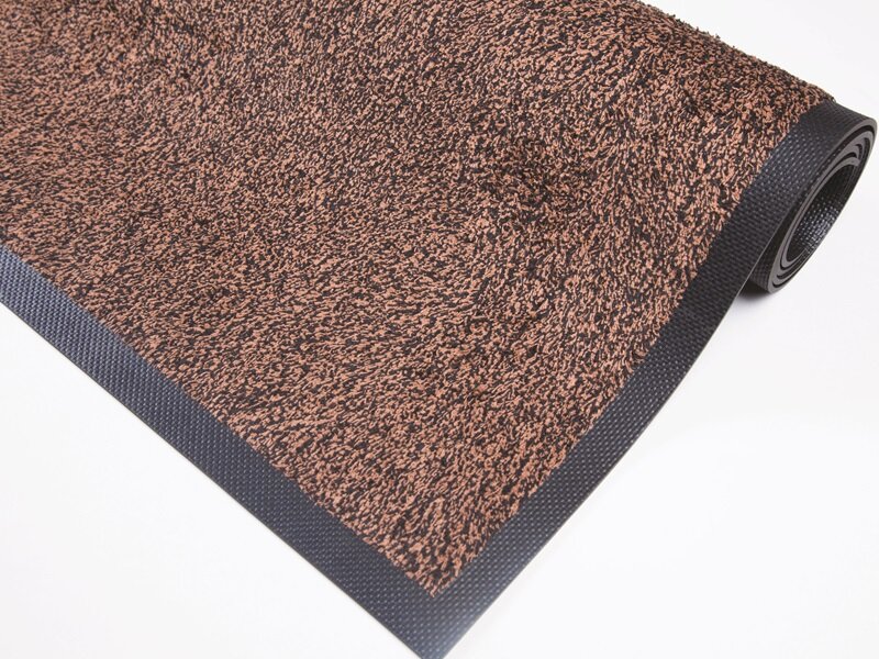 Katoenen droogloopmat Bartex bruin 150x200 cm