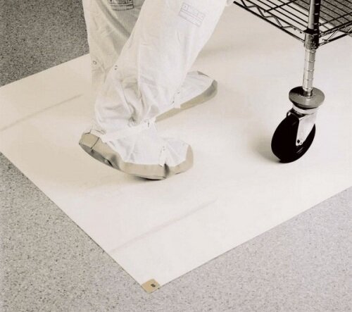 Fijnstof kleefmat wit 115x45 cm