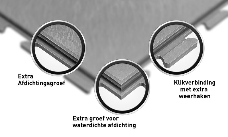 Pvc kliktegel BoLock 