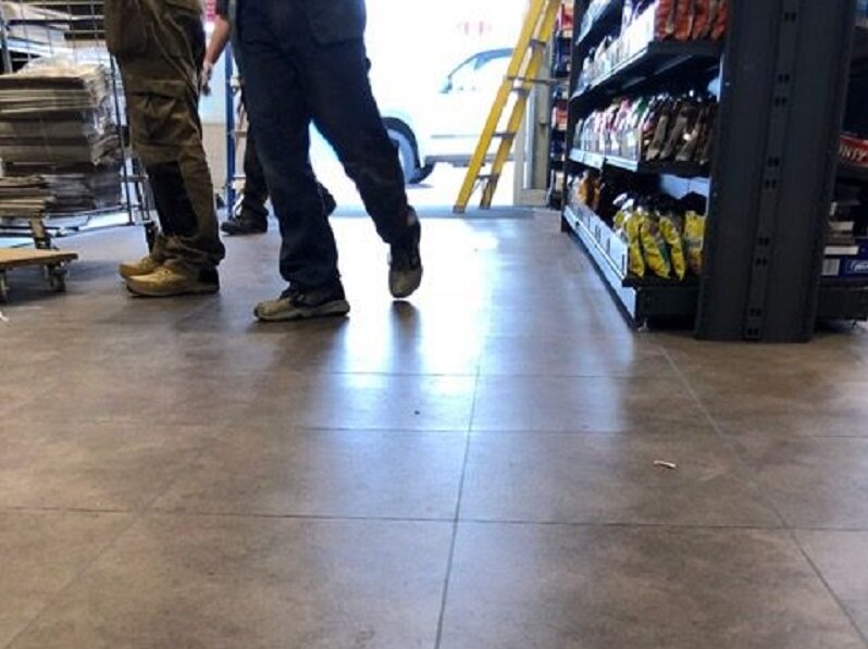Supermarktvloer