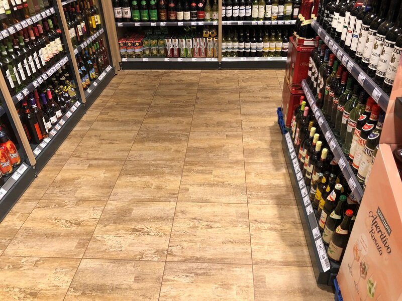 Supermarktvloer