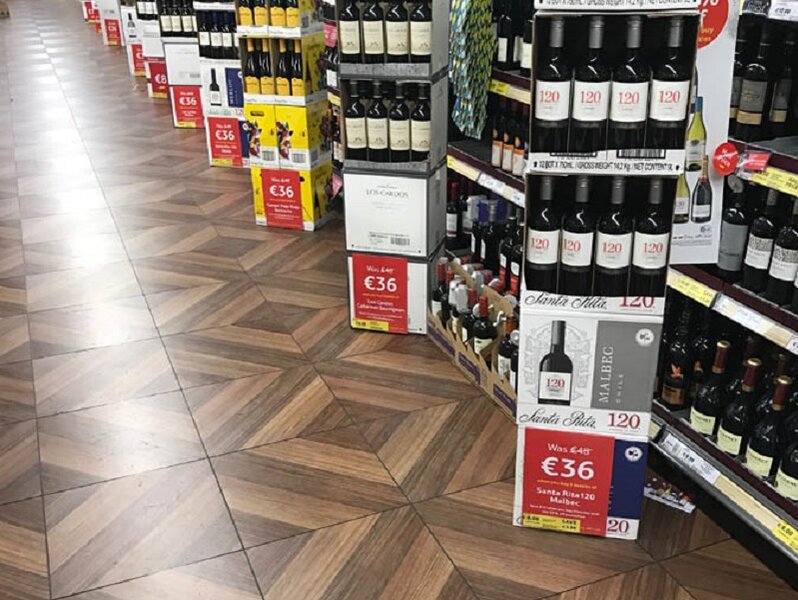 Supermarktvloer