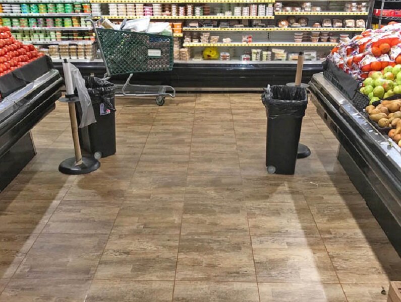 Supermarktvloer