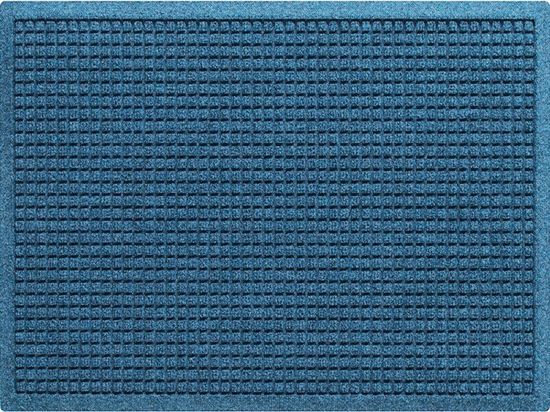 Deurmat WaterHog Square Blue 180x250 cm