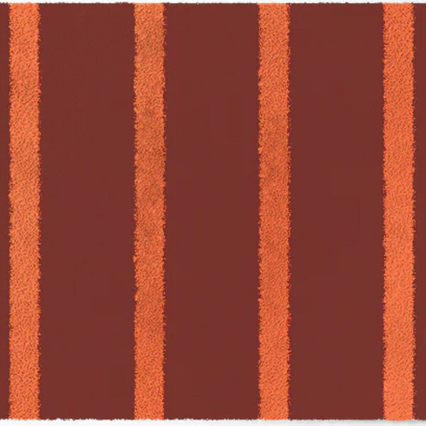 ColorStar- Lines- binnendeurmat-bruin-zalm-85x115 cm