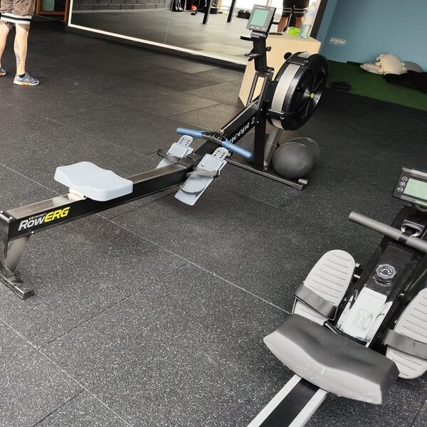 thuisgym rubbervloer