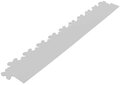 Afwerkrand recht voor 7 mm pvc kliktegels  licht grijs