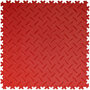 BoSepta PVC Kliktegel Garagevloer&ndash;7mm-rood-traanplaat 