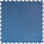 BoSepta PVC Kliktegel Garagevloer&ndash;7mm-blauw-traanplaat  