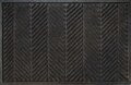 Deurmat WaterHog Herringbone Charcoal 180x250 cm