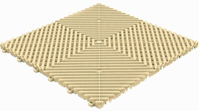 Klickfliese offen BoDeck beige Klickfliese offen BoDeck beige