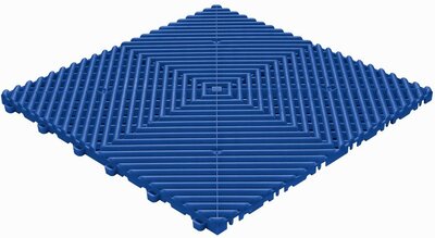 Klickfliese offen BoDeck reflexblau Klickfliese offen BoDeck reflexblau