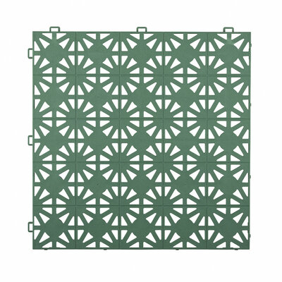 Klickfliese 12 mm perforiert BoStara Grün