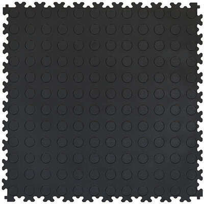 PVC Klickfliese Noppen 7 mm BoSepta Schwarz PVC Klickfliese Noppen 7 mm BoSepta Schwarz