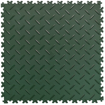 PVC Klickfliese Riffelblechoptik 7 mm BoSepta Grün PVC Klickfliese Riffelblechoptik 7 mm BoSepta Grün