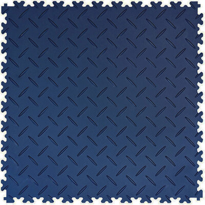 PVC Klickfliese Riffelblechoptik 7 mm BoSepta Dunkelblau PVC Klickfliese Riffelblechoptik 7 mm BoSepta Dunkelblau