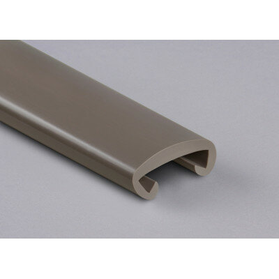 Kunststoff Flachhandlauf Klassisch F408-031 Graubraun Kunststoff Flachhandlauf Klassisch F408-031 Graubraun