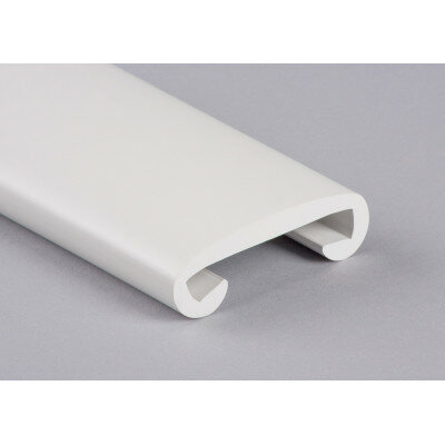 Kunststoff Flachhandlauf F508-008 Signalweiß