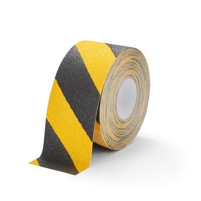 Antirutsch Klebeband Grob 100 mm Gestreift schwarz gelb Antirutsch Klebeband Grob 100 mm Gestreift schwarz gelb
