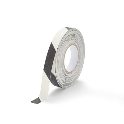 Antirutsch Klebeband Glow in the Dark 25 mm Gestreift schwarz glow Antirutsch Klebeband Glow in the Dark 25 mm Gestreift schwarz glow