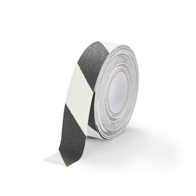 Antirutsch Klebeband Glow in the Dark 50 mm Gestreift schwarz glow Antirutsch Klebeband Glow in the Dark 50 mm Gestreift schwarz glow