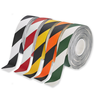PermaRoute Bodenmarkierungsband 75 mm Gestreift PermaRoute Bodenmarkierungsband 75 mm Gestreift