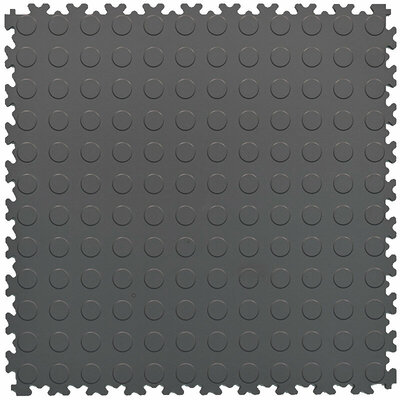 PVC Klickfliese 4 mm BoKwatro Noppen Anthrazit PVC Klickfliese 4 mm BoKwatro Noppen Anthrazit