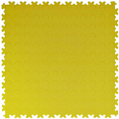 PVC Klickfliese 4 mm BoKwatro Noppen Gelb PVC Klickfliese 4 mm BoKwatro Noppen Gelb