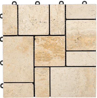 Klickfliese 28 mm Echstein, Travertine Roma Klickfliese 28 mm Echstein, Travertine Roma