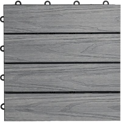 Klickfliese WPC Holzoptik braun