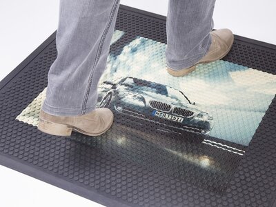 Gummi-Logomatte Superscraper Gummi-Logomatte Superscraper