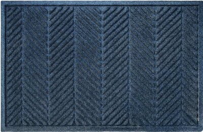 Fußmatte WaterHog Herringbone Navy Blue 90x150 cm