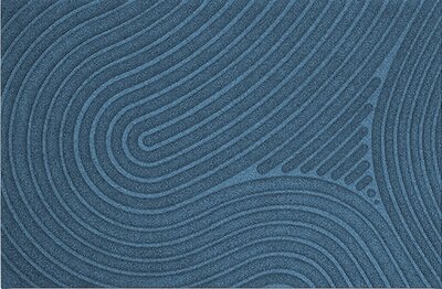 Fußmatte WaterHog Fingerprint Blue 55x85 cm