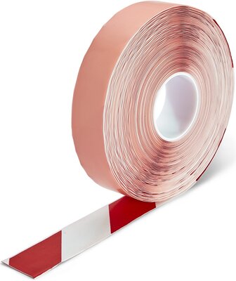 PermaStripe Hazard Bodenmarkierungsband 50 mm weiß-rot