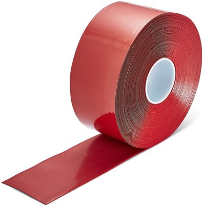 Perma Stripe Bodenmarkierungsband 100 mm rot