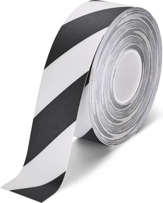 Perma Route Bodenmarkierungsband 75 mm weiß-schwarz