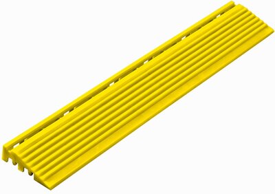 Abschlußkante gerade für 18 mm PP Klickfliesen Gelb