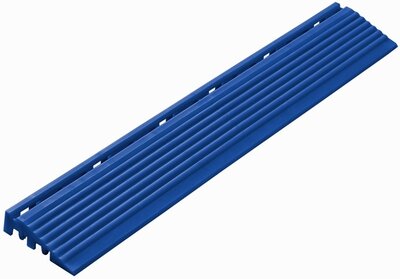 Abschlußkante gerade für 18 mm PP Klickfliesen Reflexblau