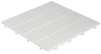 BoVersa  Balkonfliesen 12 mm – Offene Klickfliesen |weiss