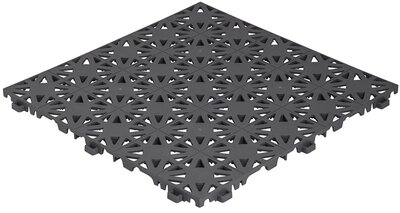 BoStara Balkonfliesen 12 mm – Offene Klickfliesen | dunkelgrau