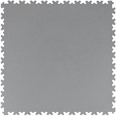 BoRecyta PVC Klickfliese Garagenboden 7 mm –leicht strukturiert-Grau– Recycling-PVC & Preiswert 