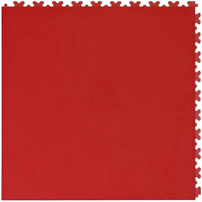 TaraLock PVC Klickfliese Garagenboden 7 mm –Rot- verdeckte Verbindung 