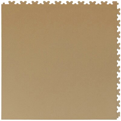 TaraLock PVC Klickfliese Garagenboden 7 mm –Beige- verdeckte Verbindung 