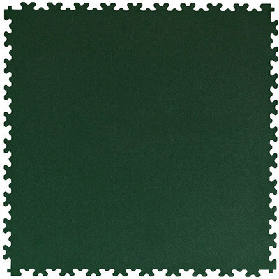 BoSepta-PVC-Klickfliese-Garagenboden-7-mm-Gruen-leicht-strukturiert