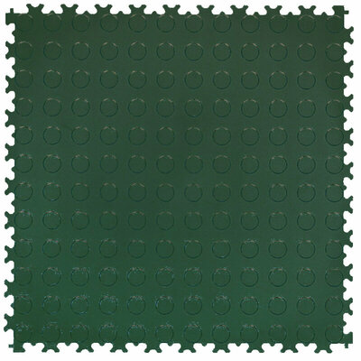 BoSepta PVC Klickfliese Garagenboden – 7 mm-Gruen-Noppen